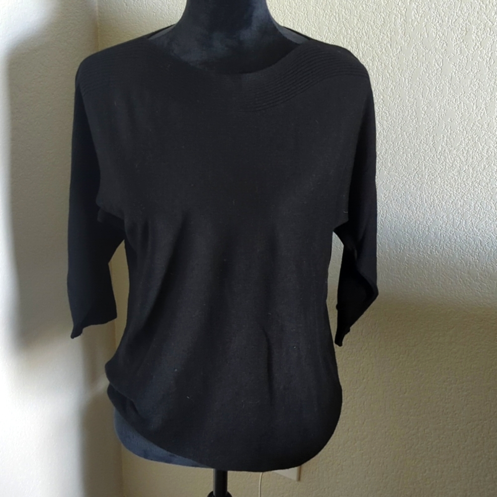 Chicos Black Sweater Sz 0